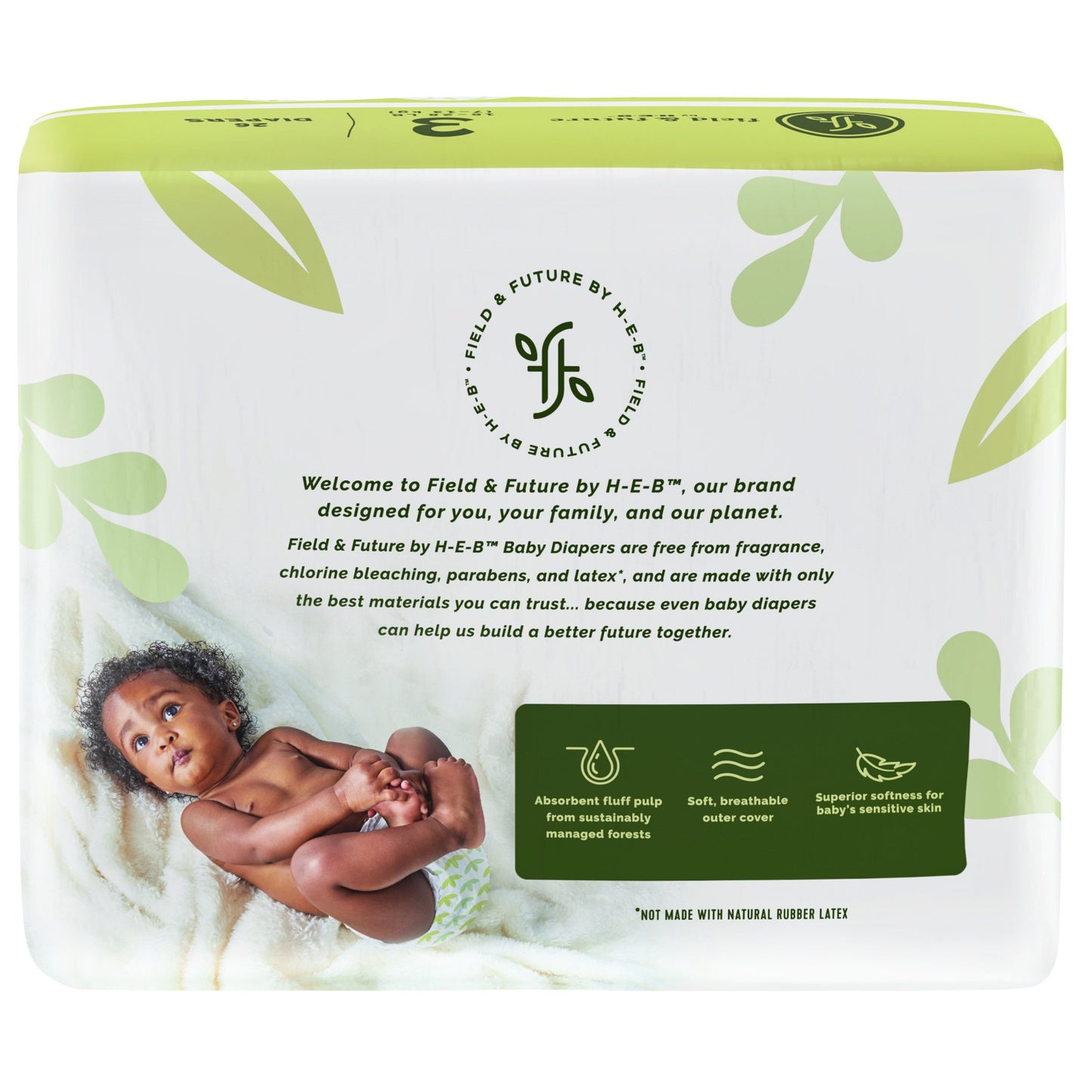 Field & Future by H-E-B Jumbo Pack Baby Diapers - Size 3