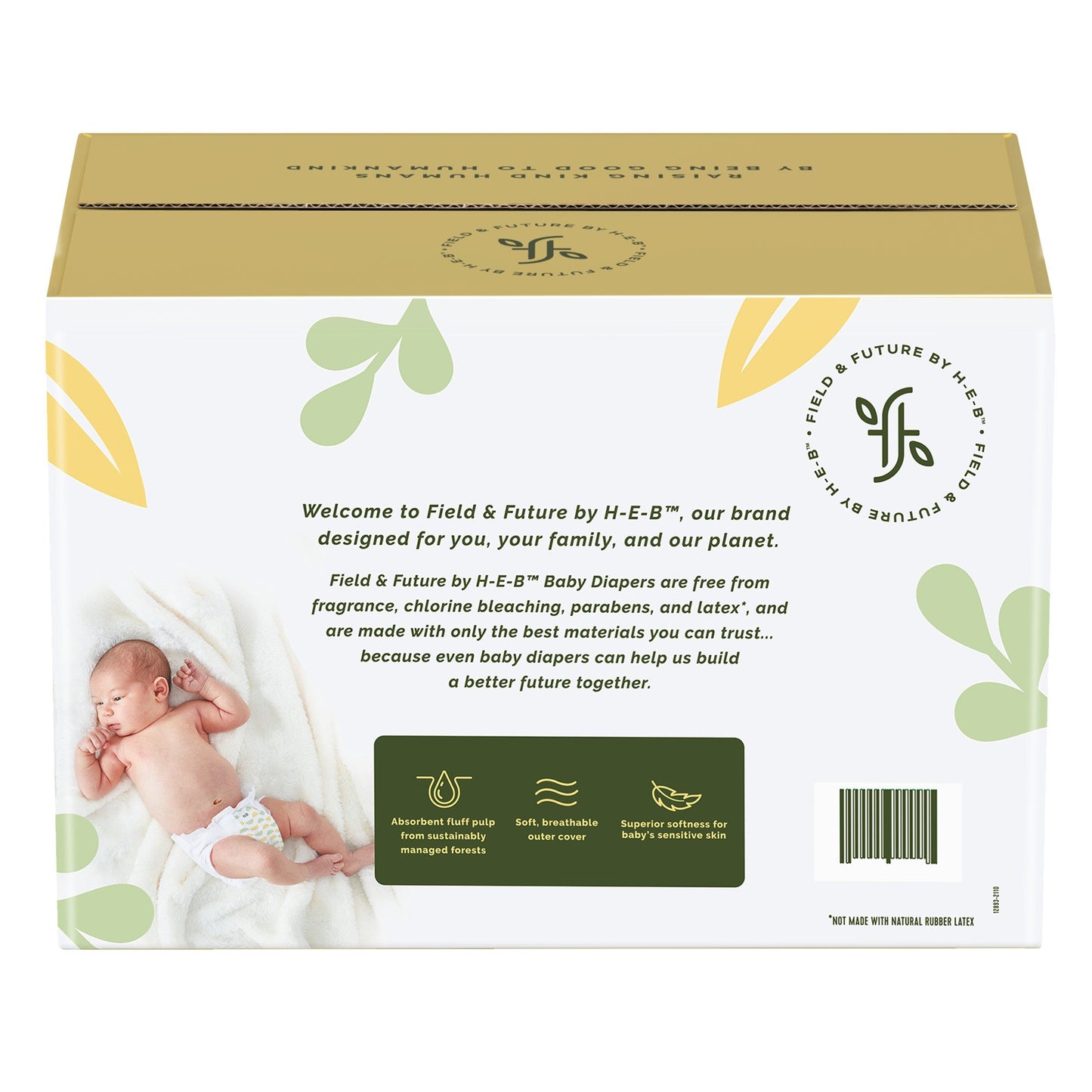 Field & Future by H-E-B Value Pack Baby Diapers - Newborn