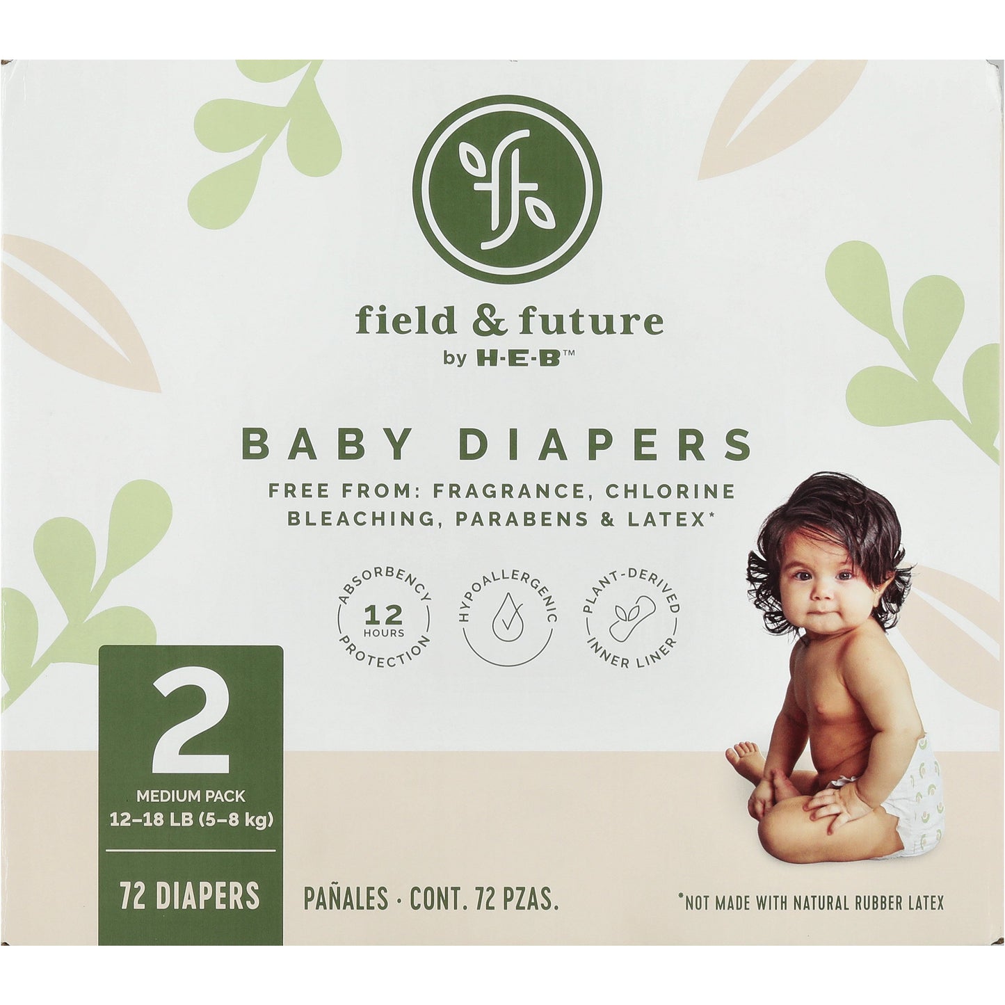 Field & Future by H-E-B Medium Pack Baby Diapers - Size 2