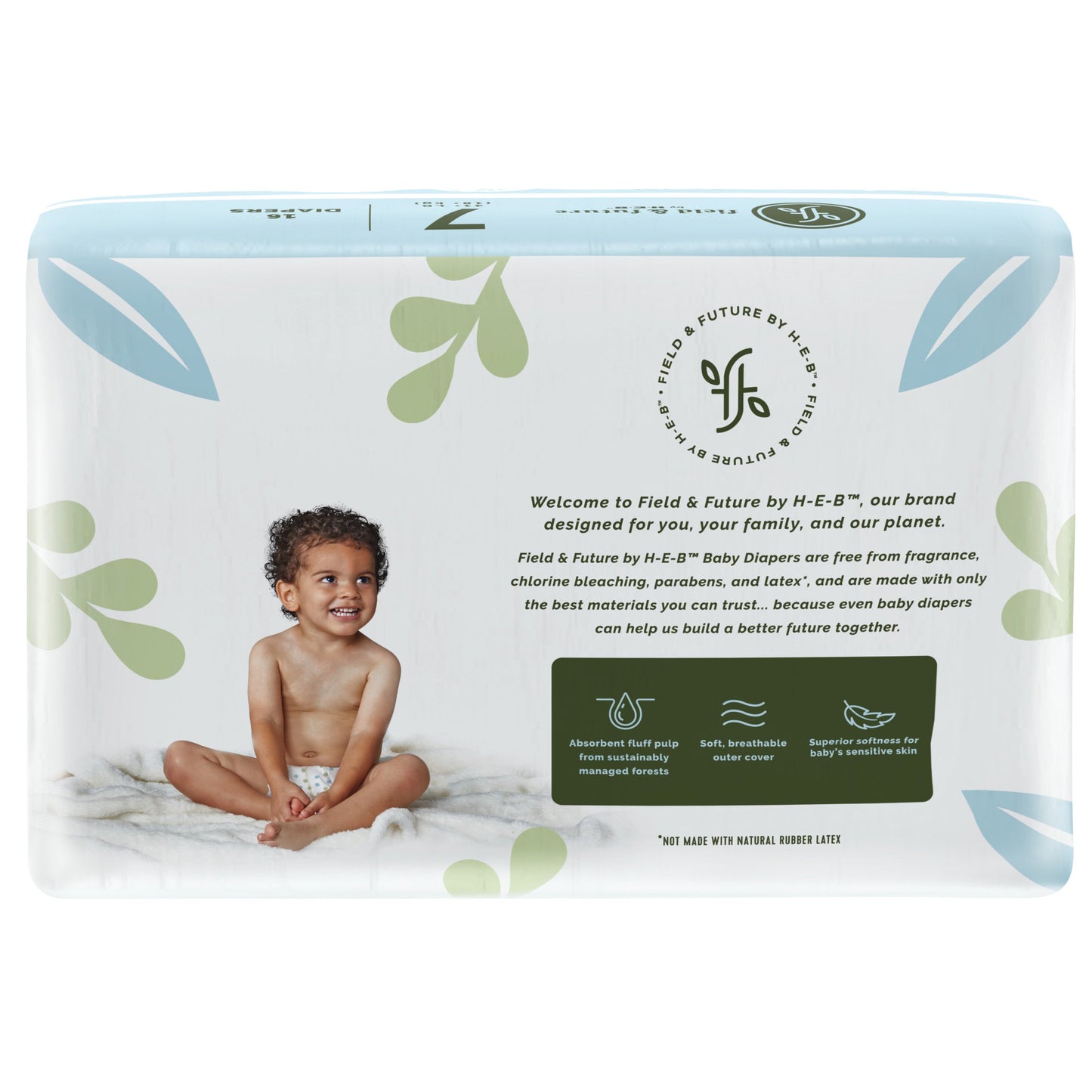 Field & Future by H-E-B Jumbo Pack Baby Diapers - Size 7