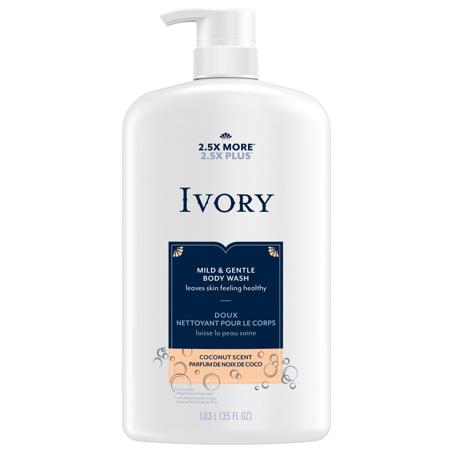 Ivory Mild & Gentle Body Wash - Coconut