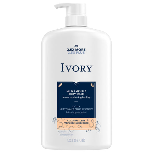 Ivory Mild & Gentle Body Wash - Coconut