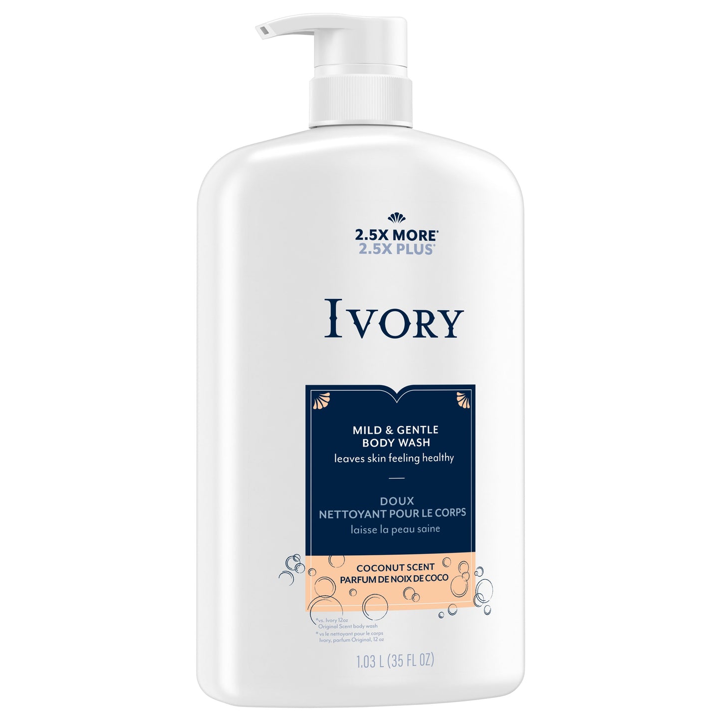 Ivory Mild & Gentle Body Wash - Coconut
