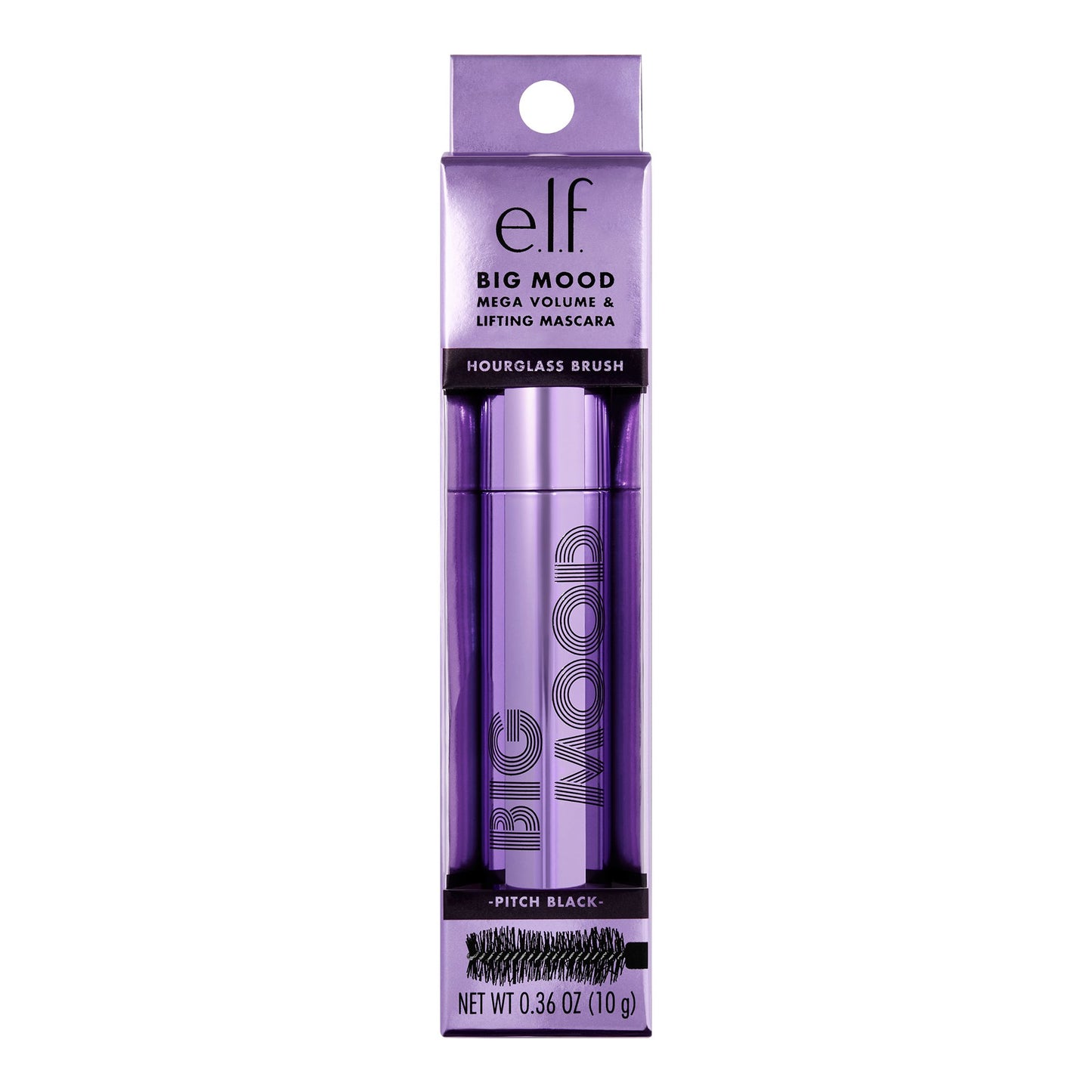 e.l.f. Big Mood Mega Volume & Lifting Mascara - Pitch Black