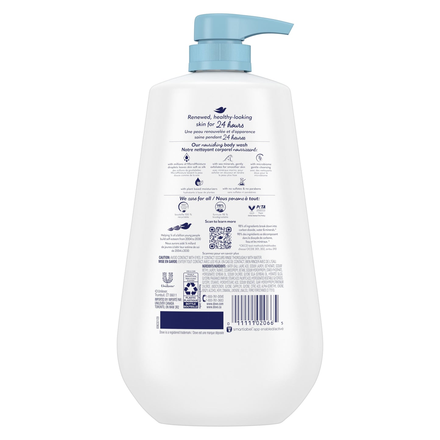 Dove Gentle Exfoliating Body Wash - Sea Minerals