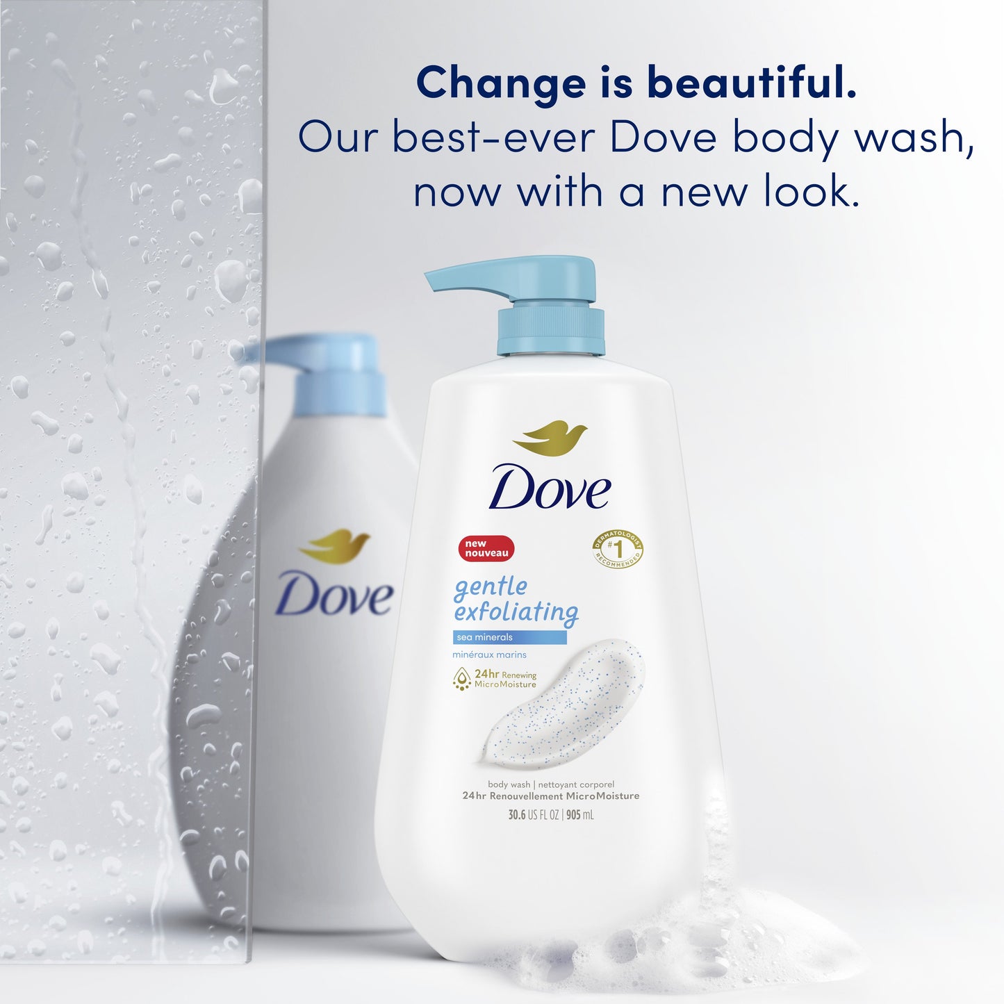 Dove Gentle Exfoliating Body Wash - Sea Minerals