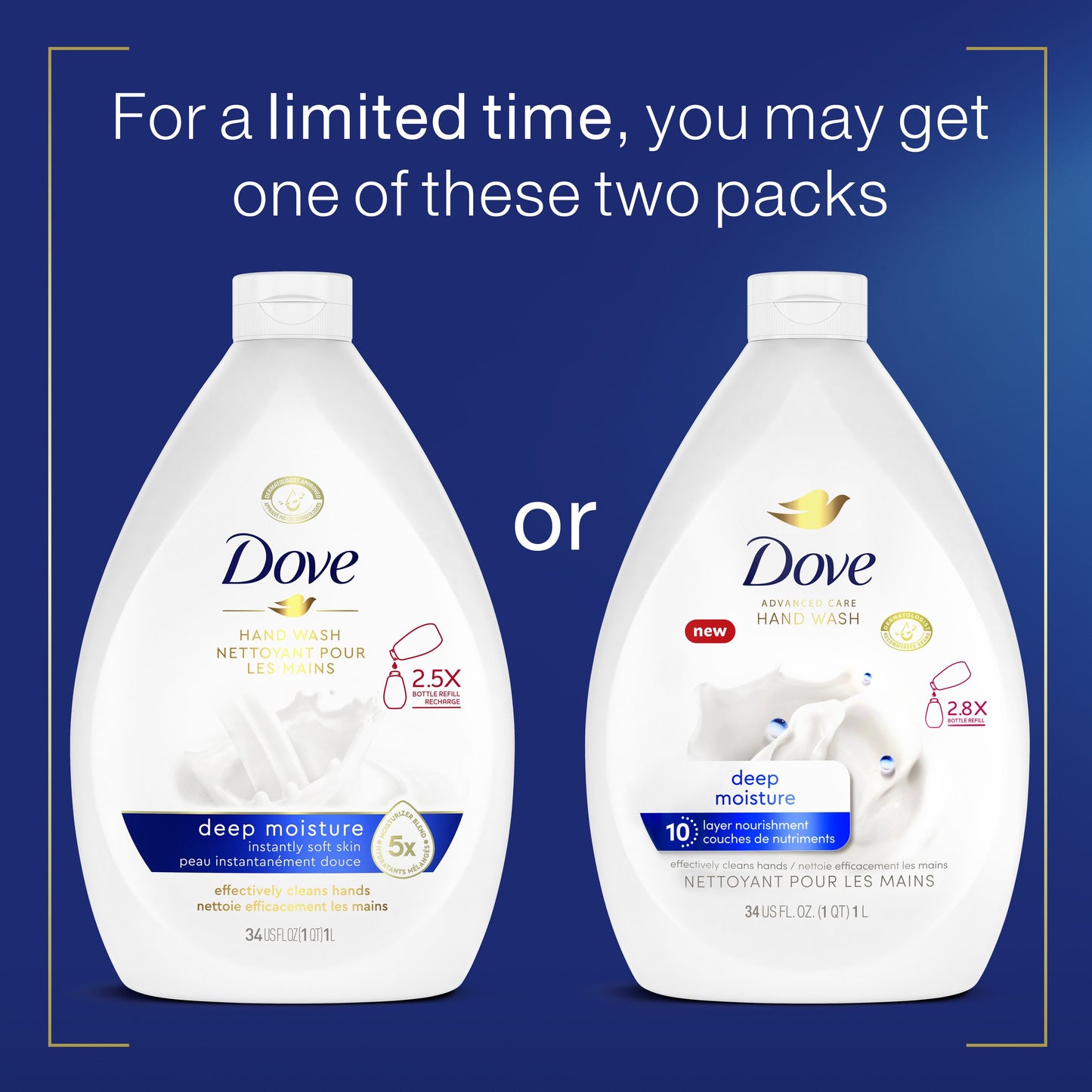 Dove Advanced Care Deep Moisture