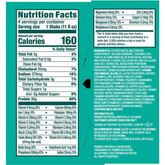 Premier Protein High Protein Shakes, 30g - Cake Batter Delight, 11 oz
