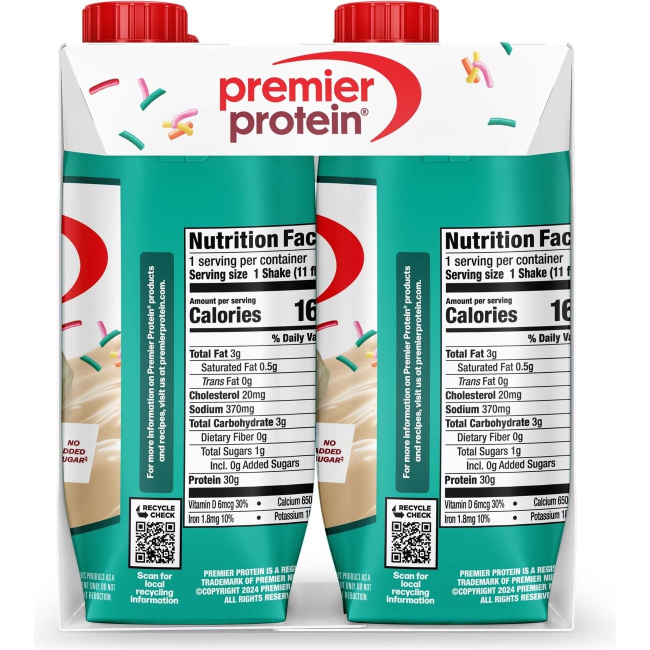 Premier Protein High Protein Shakes, 30g - Cake Batter Delight, 11 oz