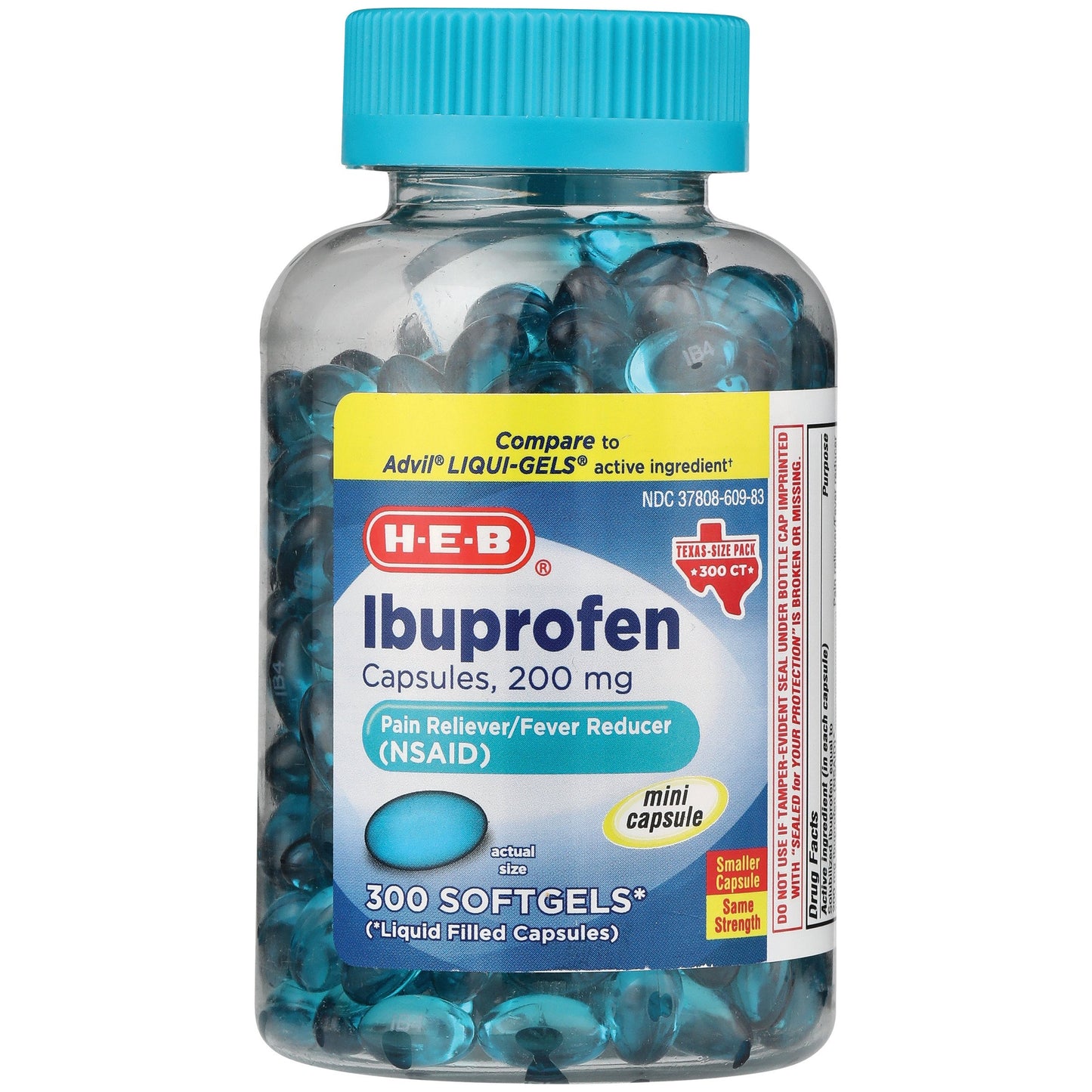 H-E-B Ibuprofen 200 mg Softgels