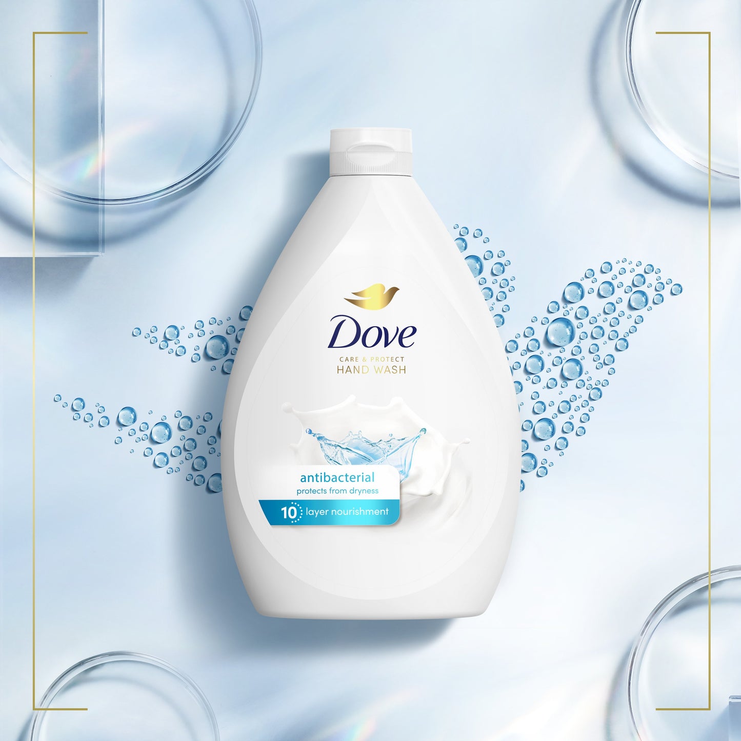 Dove Care & Protect Antibacterial Hand Wash More Moisturizers