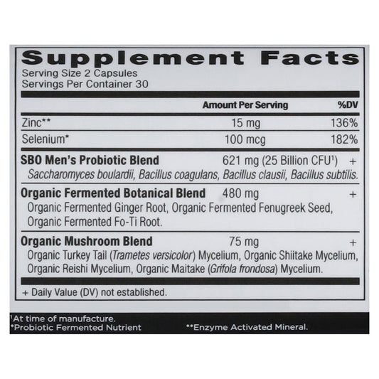 Ancient Nutrition Men's SBO Probiotics Capsules
