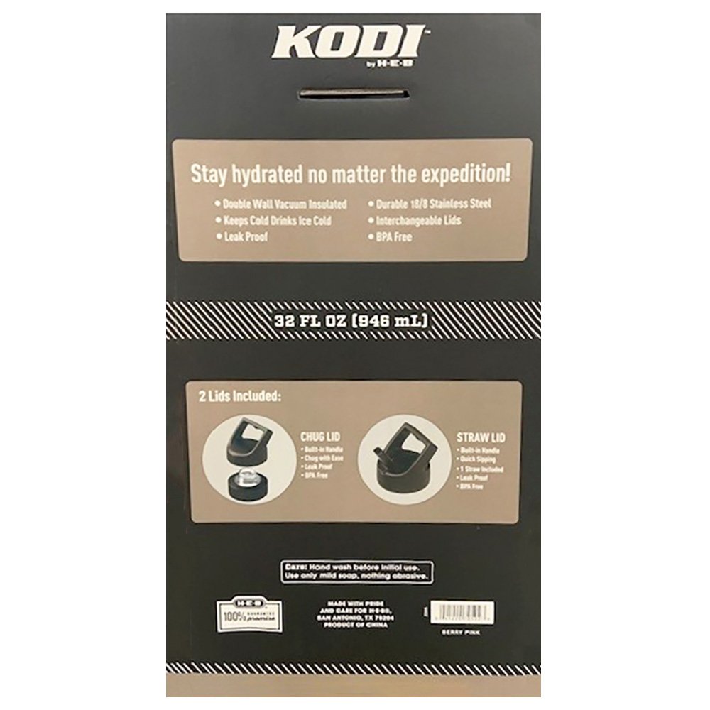KODI by H-E-B Stainless Steel Water Bottle - Matte Aqua