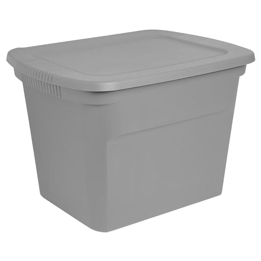 Sterilite Storage Tote with Lid - Cement Gray