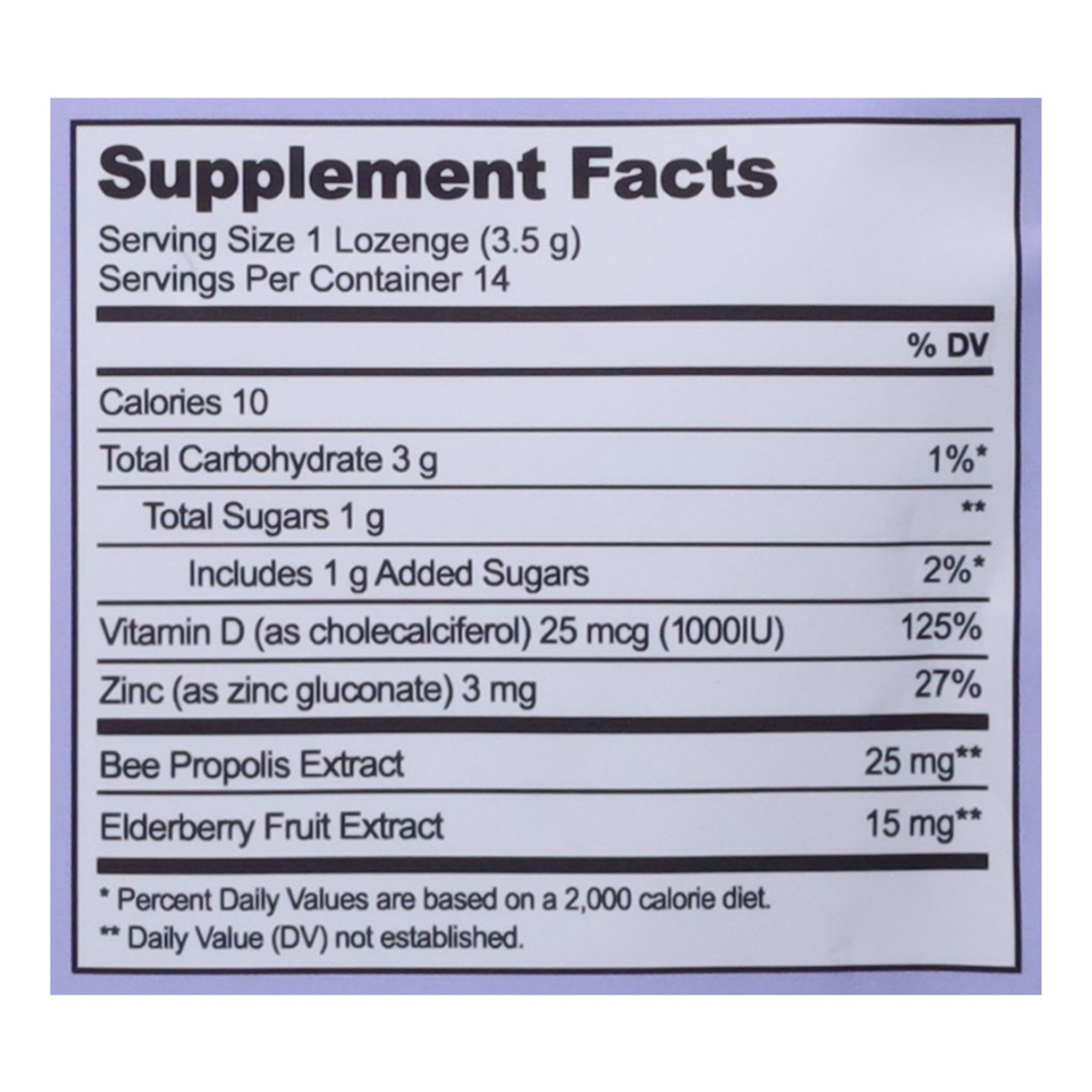 Beekeeper's Naturals Propolis & Elderberry Soothing Lozenges