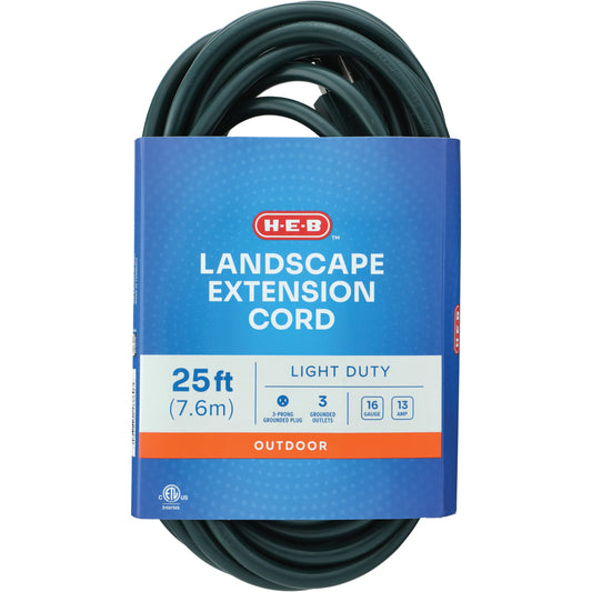 H-E-B Multi-Outlet Landscape Extension Cord - Green