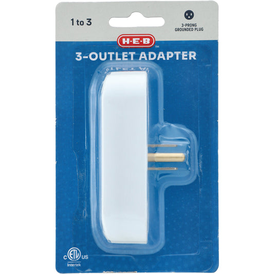 H-E-B 3-Outlet Power Adapter