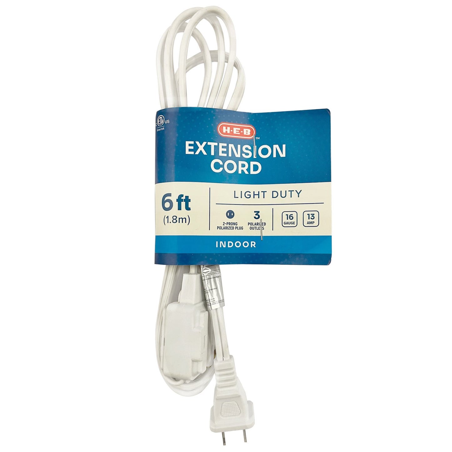 H-E-B Indoor Extension Cord - White