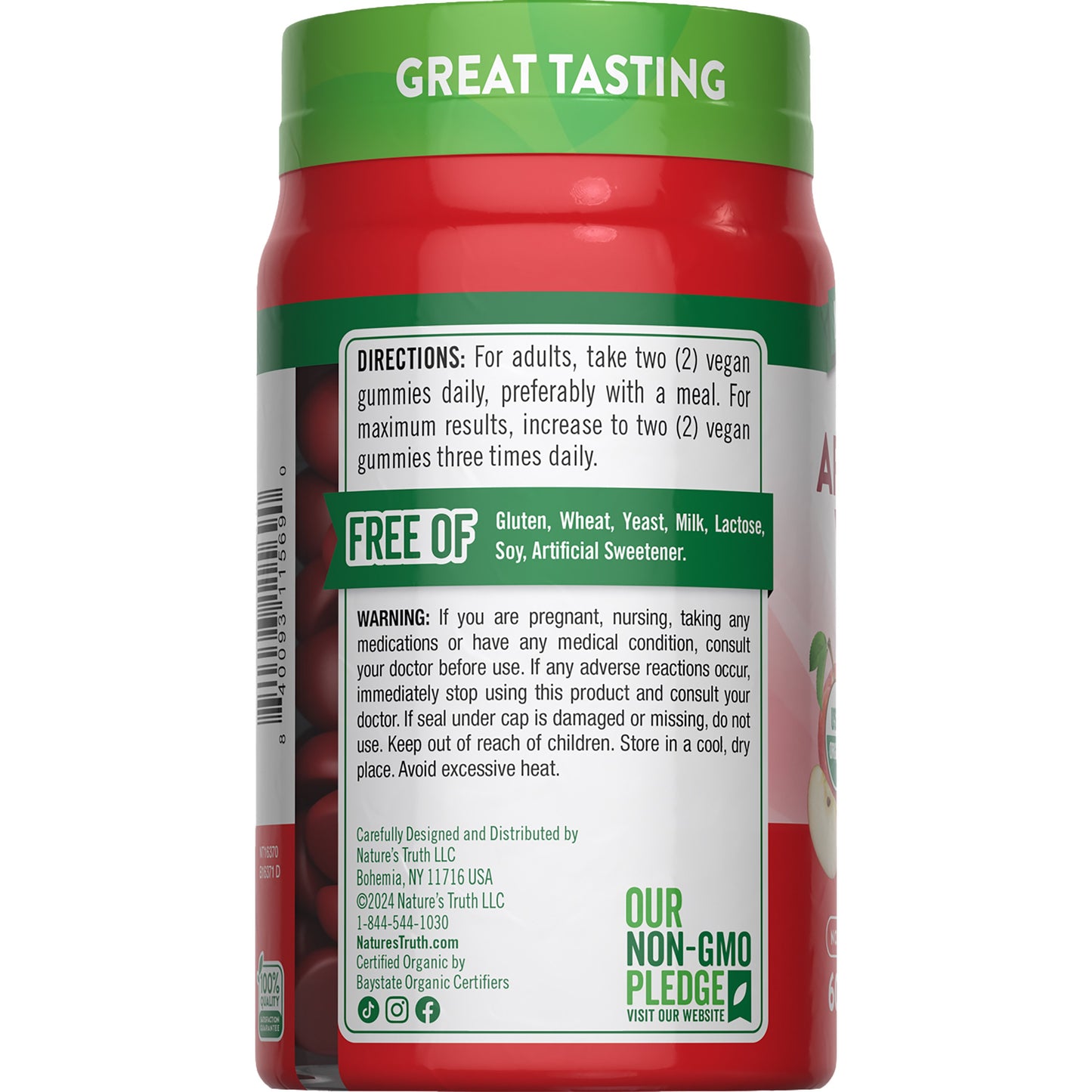 Nature's Truth Organic Apple Cider Vinegar Gummies