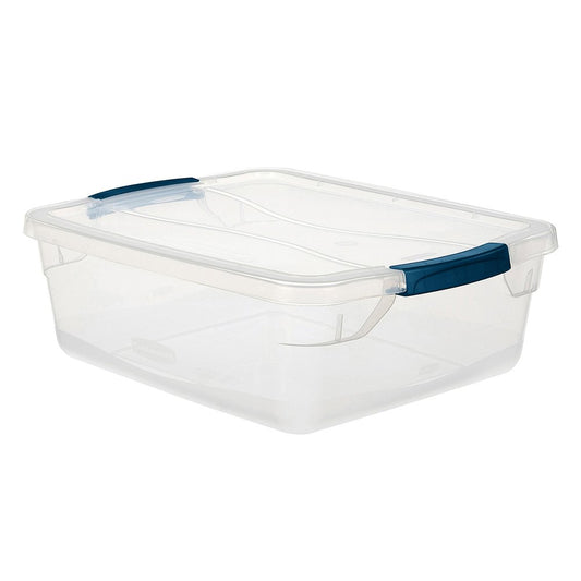 Rubbermaid Cleverstore Clear Latching Tote