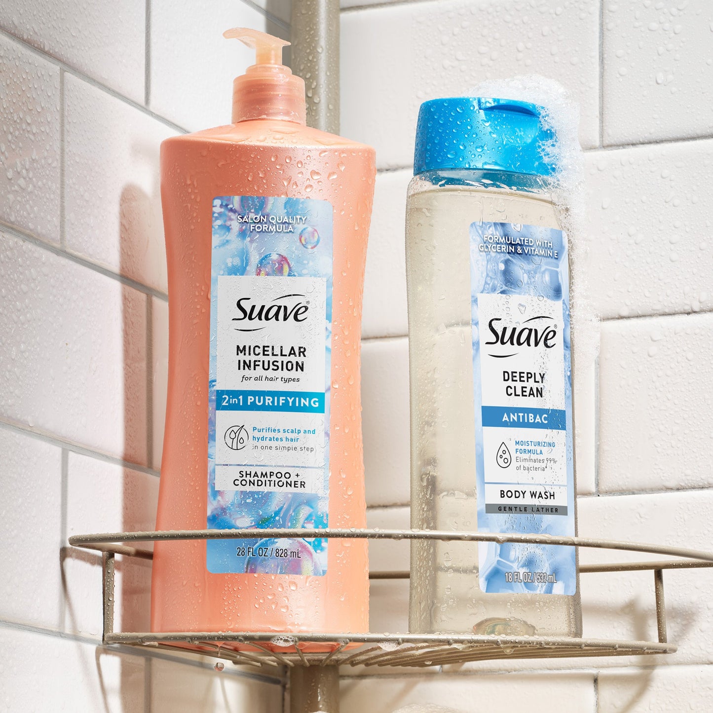Suave Micellar Infusion 2-In-1 Purifying Shampoo & Conditioner