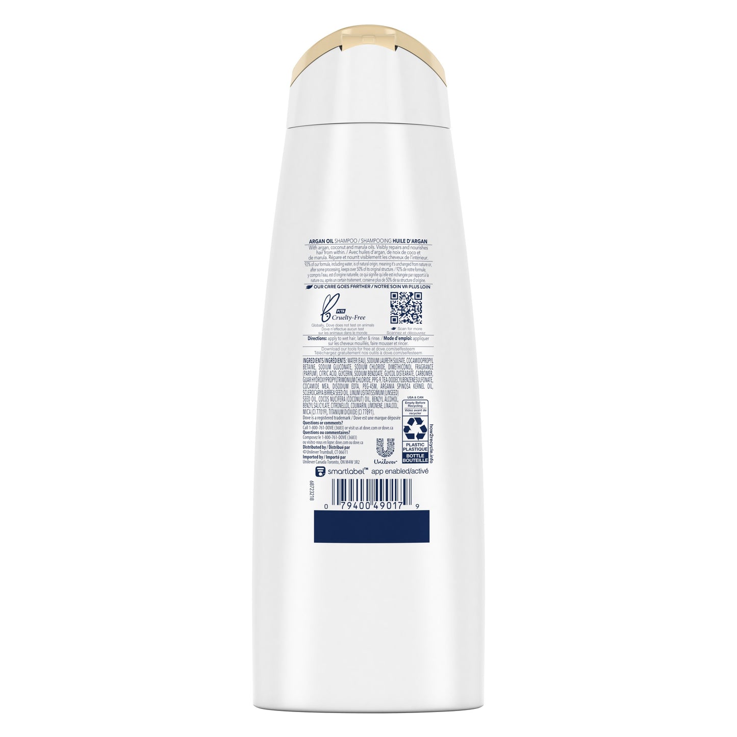 Dove Argan Oil & Damage Repair Shampoo
