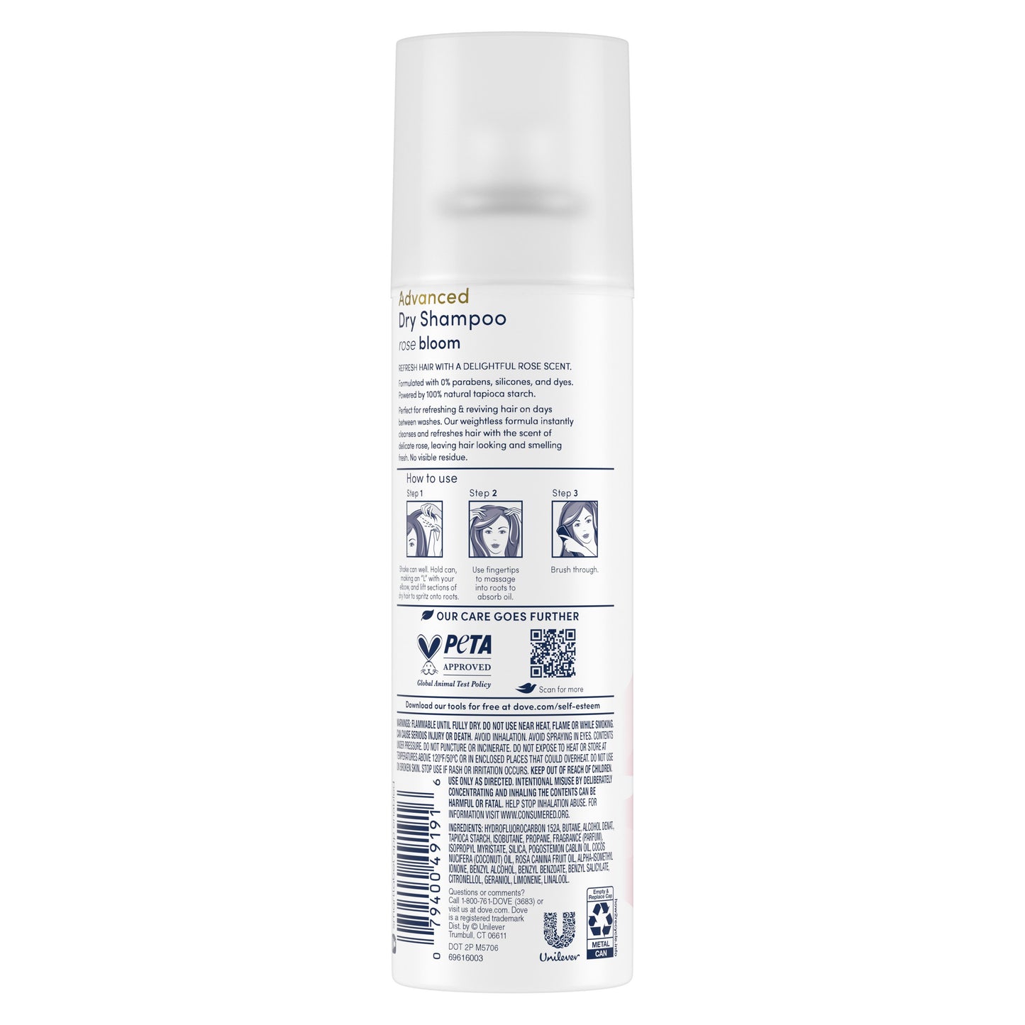 Dove Dry Shampoo - Rose Bloom