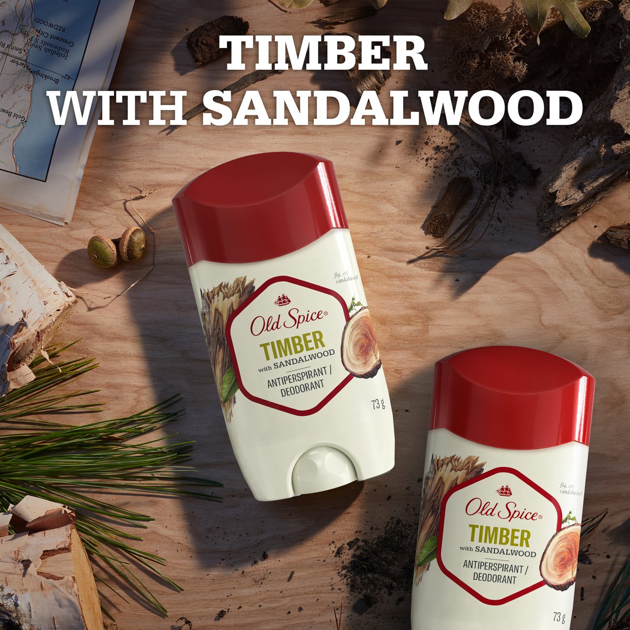 Old Spice Antiperspirant & Deodorant - Timber with Sandalwood