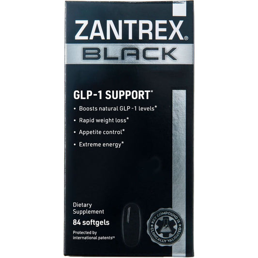 Zantrex Black Natural GLP-1 Support Supplement Softgels