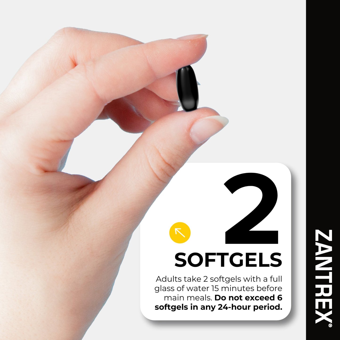 Zantrex Black Natural GLP-1 Support Supplement Softgels