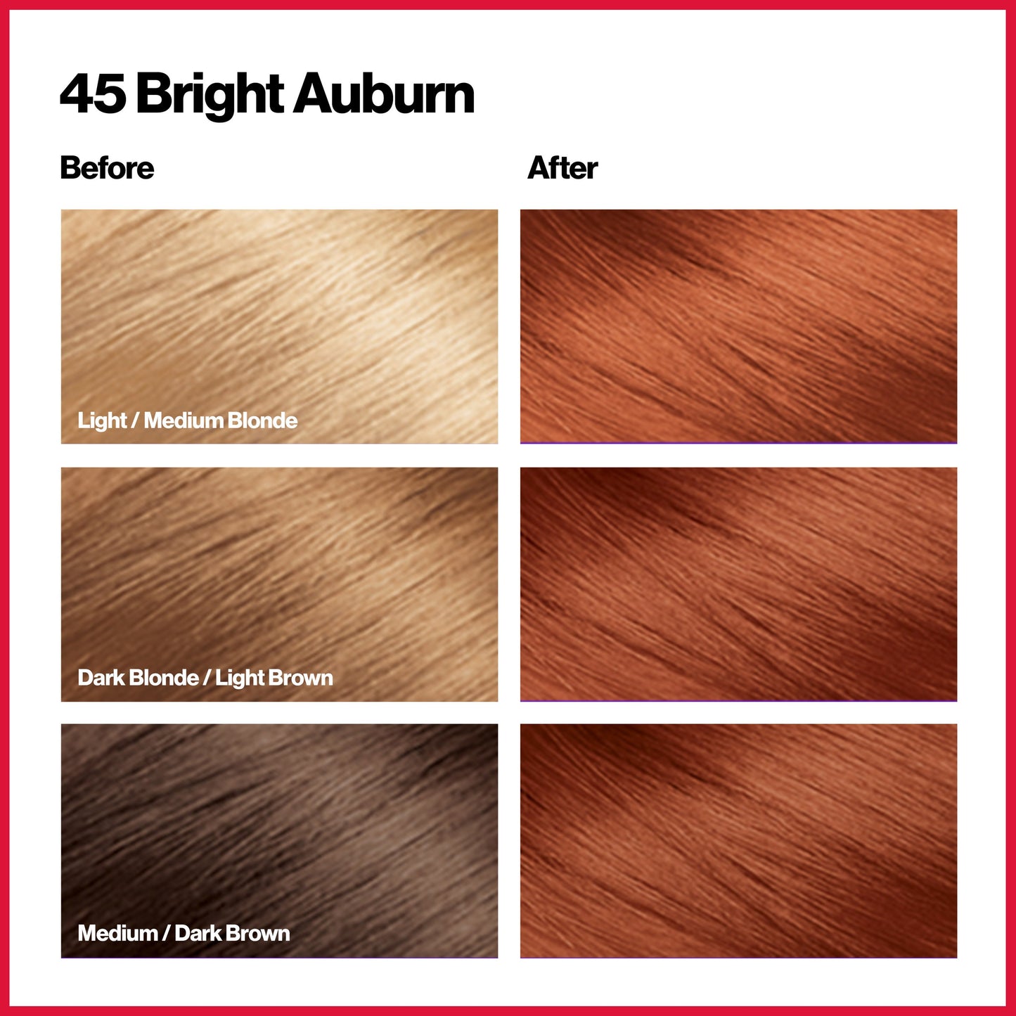 Revlon ColorSilk Hair Color 45 - Bright Auburn