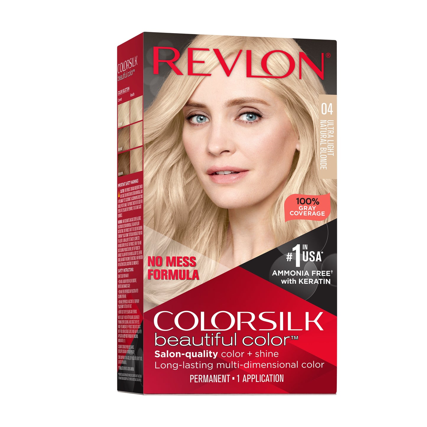 Revlon ColorSilk Hair Color - 004 Ultralght Natural Blonde