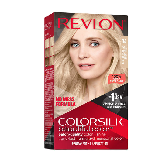Revlon ColorSilk Hair Color - 004 Ultralght Natural Blonde