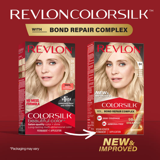 Revlon ColorSilk Hair Color - 004 Ultralght Natural Blonde