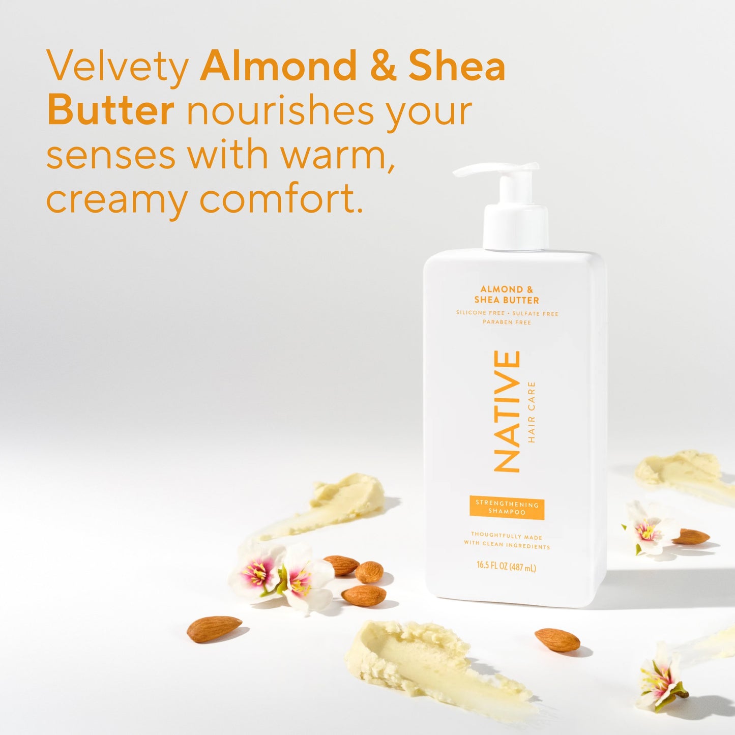 Native Strengthening Shampoo - Almond & Shea Butter
