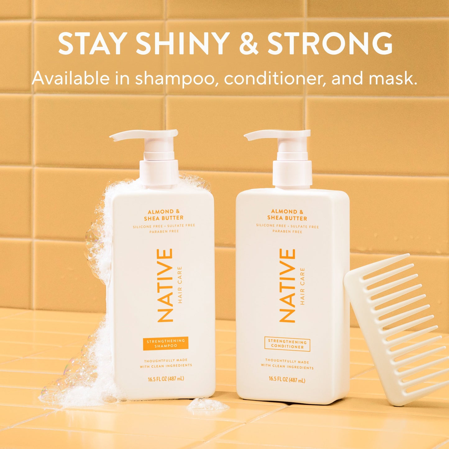 Native Strengthening Shampoo - Almond & Shea Butter
