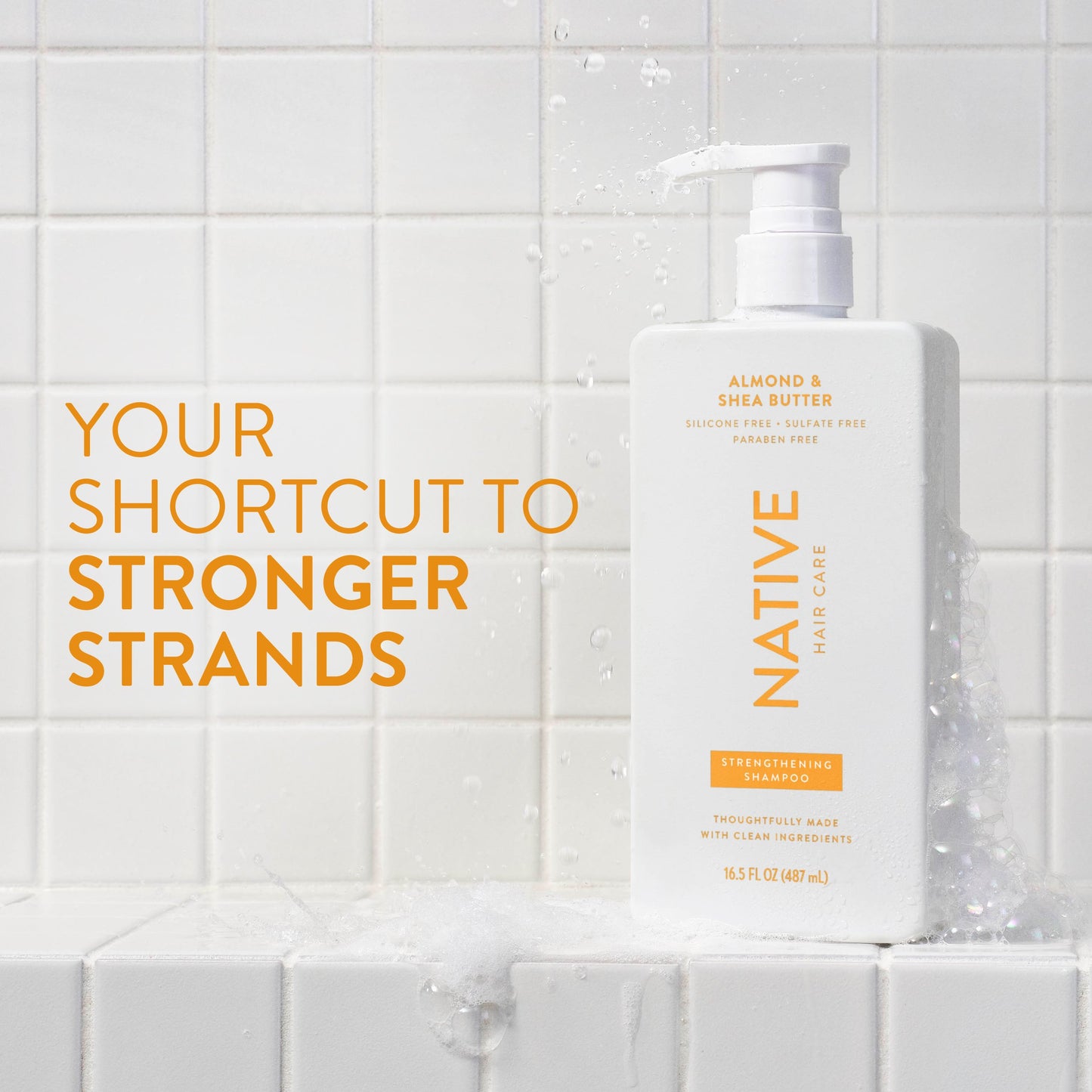 Native Strengthening Shampoo - Almond & Shea Butter