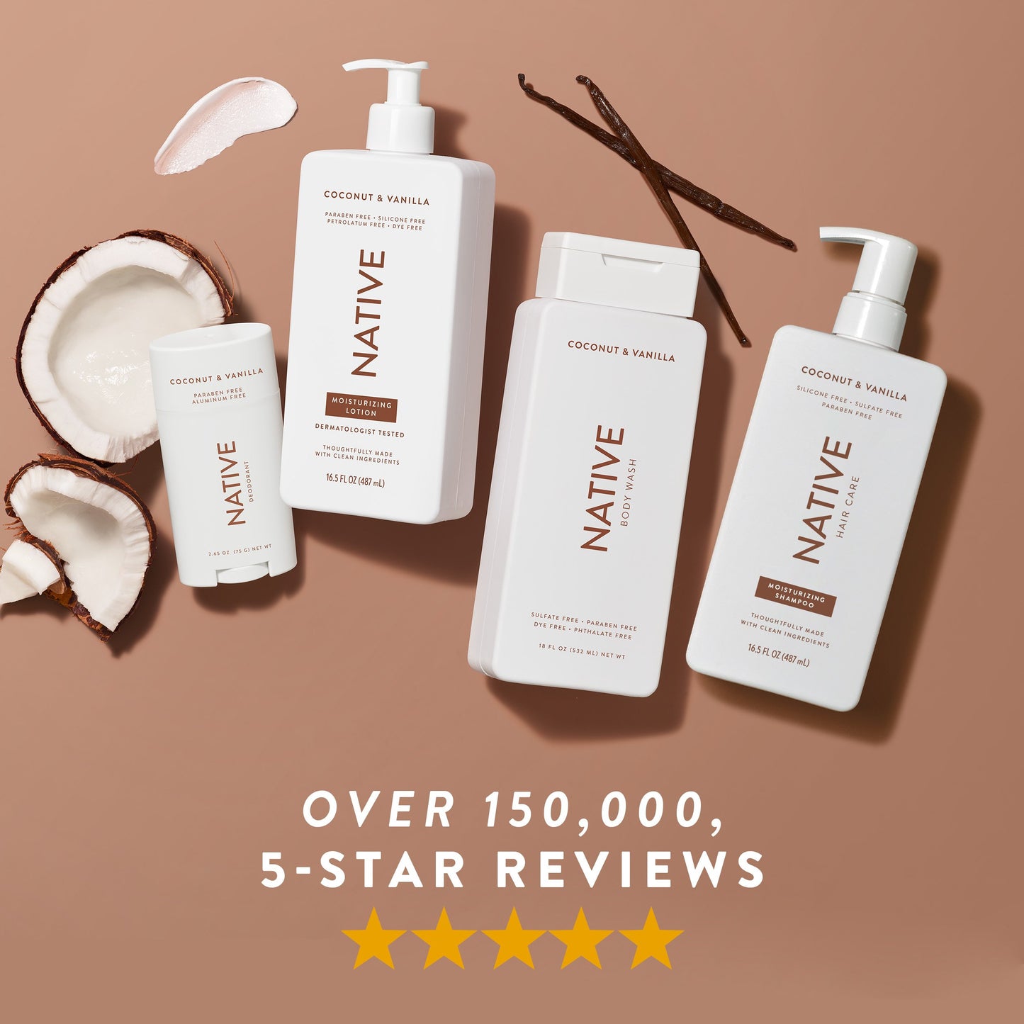 Native Moisturizing Shampoo - Coconut & Vanilla