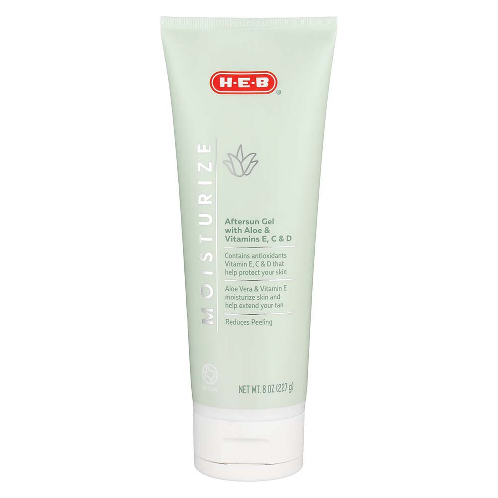 H-E-B Aloe Vera & Vitamin E, C & D Aftersun Moisturize Gel