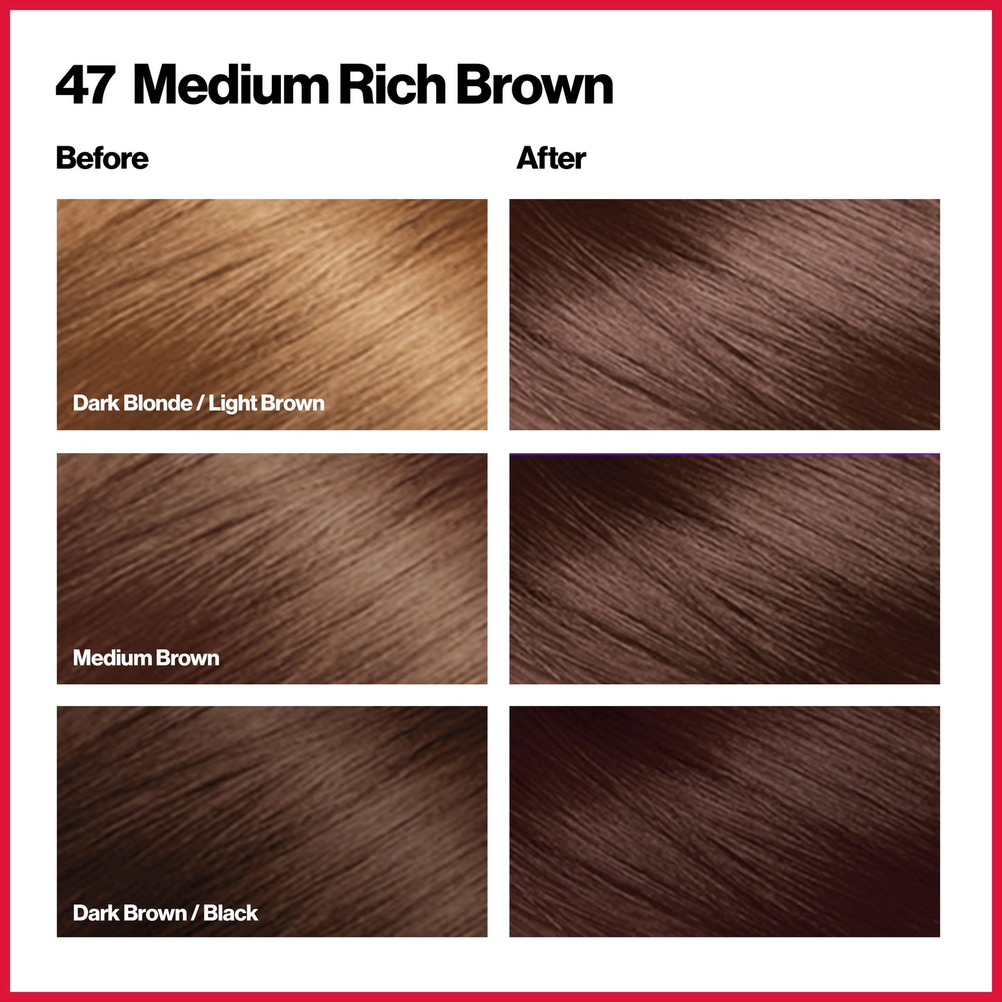 Revlon ColorSilk Hair Color - 47 Medium Rich Brown