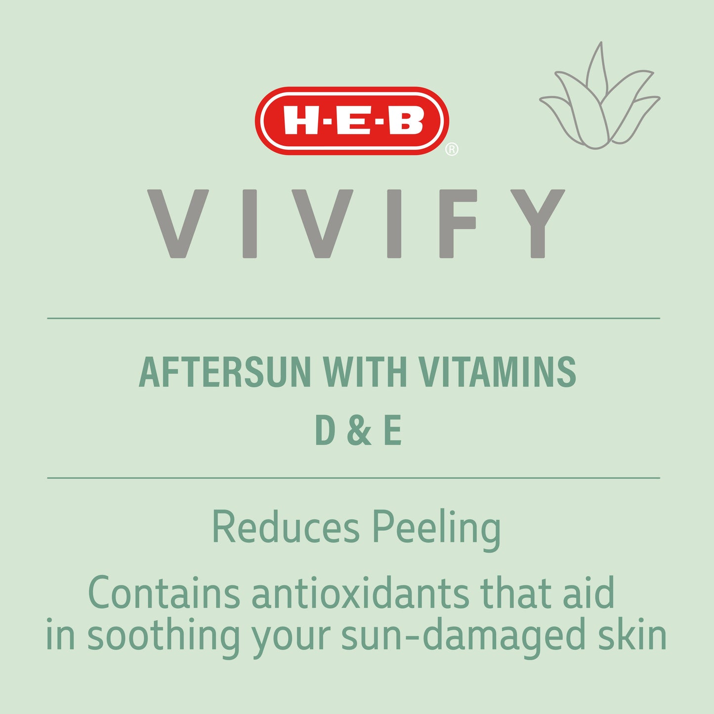 H-E-B Vivify Aftersun Spray with Vitamins D & E