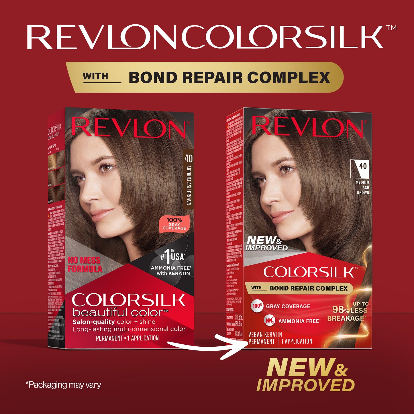 Revlon ColorSilk Hair Color - 40 Medium Ash Brown