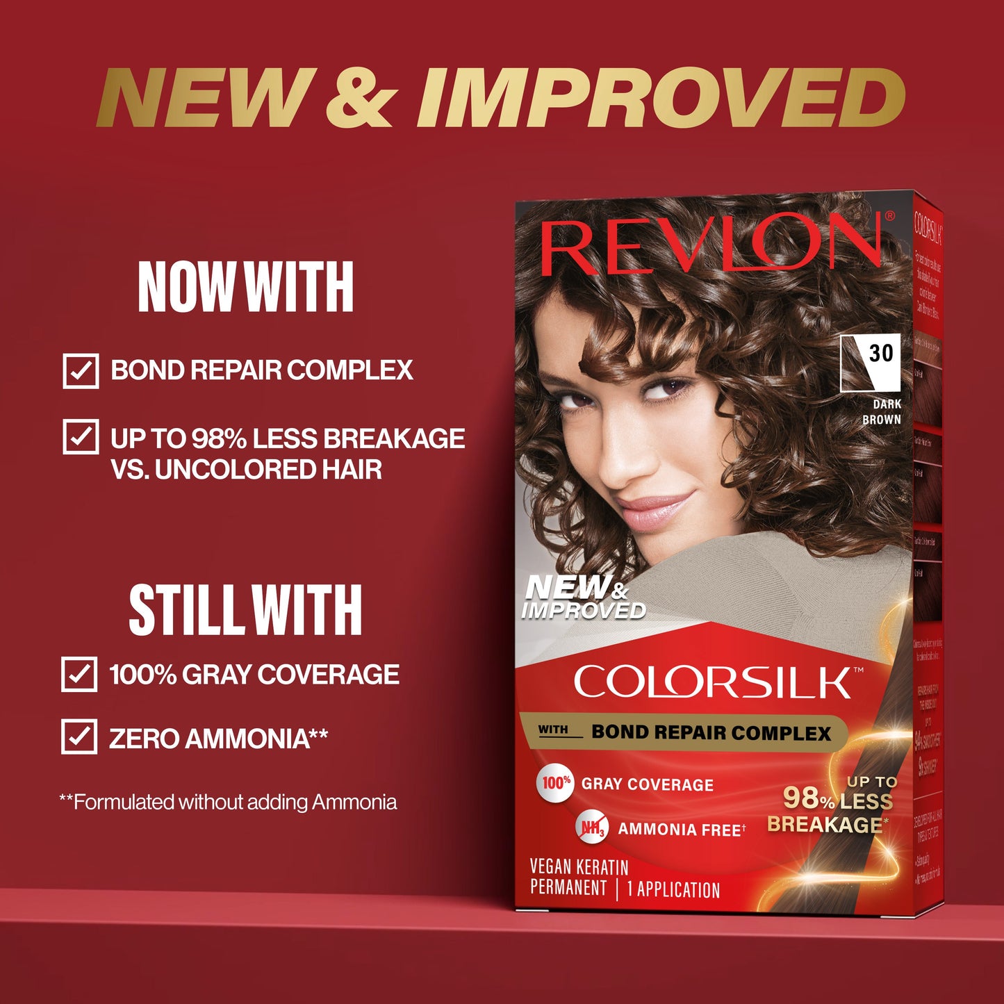 Revlon ColorSilk Hair Color - 40 Medium Ash Brown