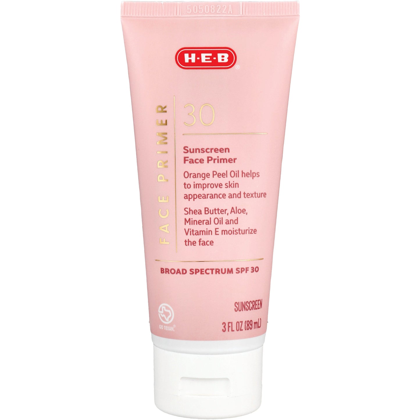 H-E-B Face Primer Broad Spectrum Sunscreen Lotion – SPF 30