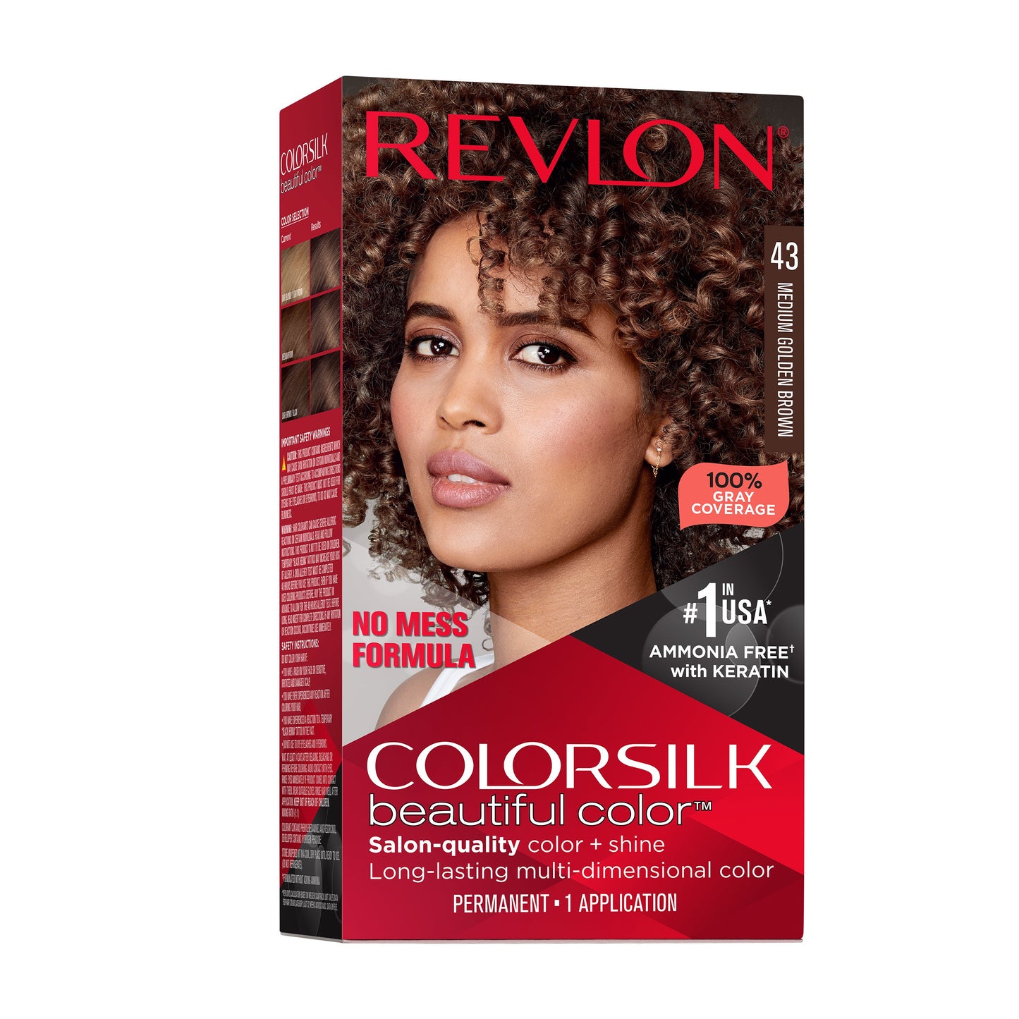 Revlon ColorSilk Hair Color - 43 Medium Golden Brown