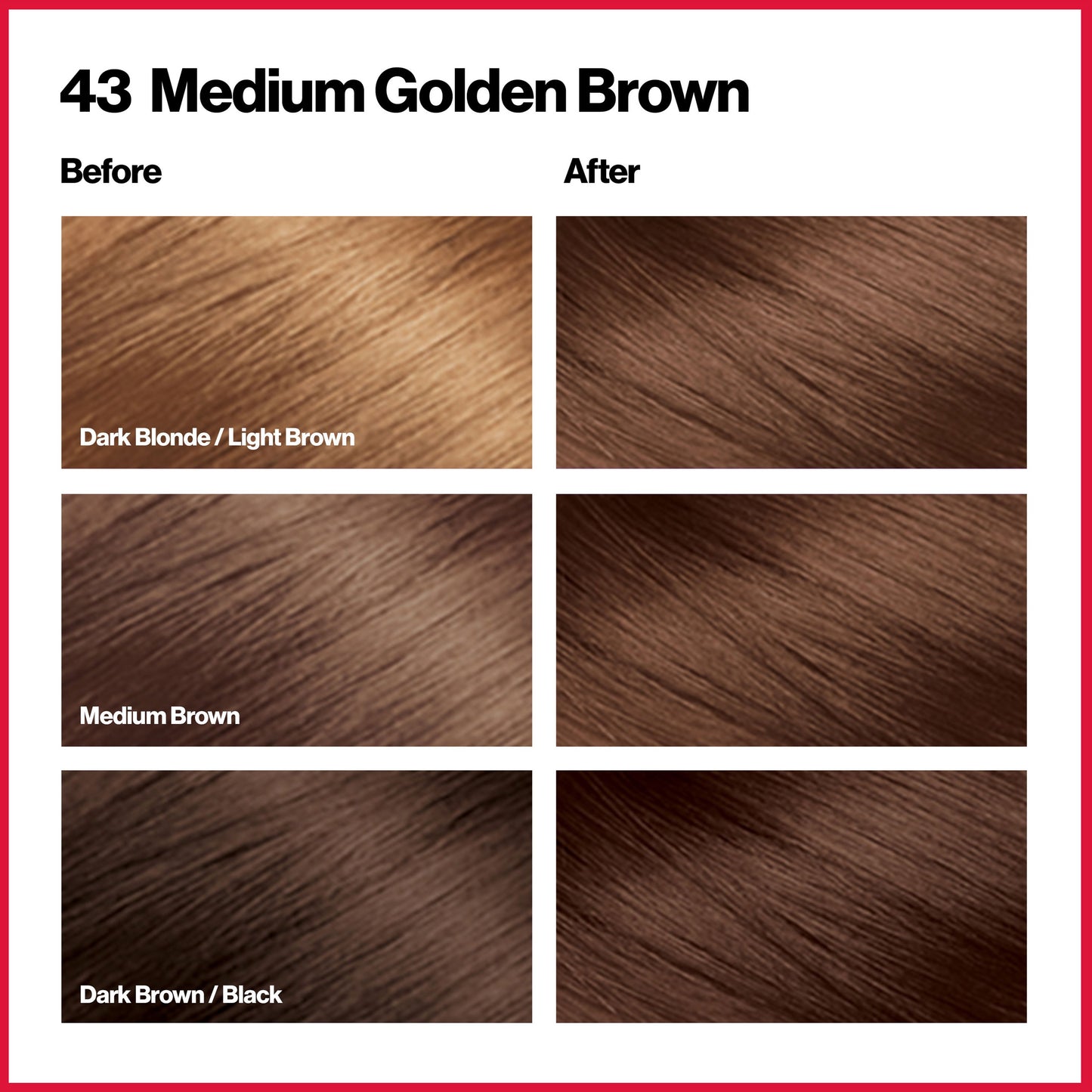 Revlon ColorSilk Hair Color - 43 Medium Golden Brown