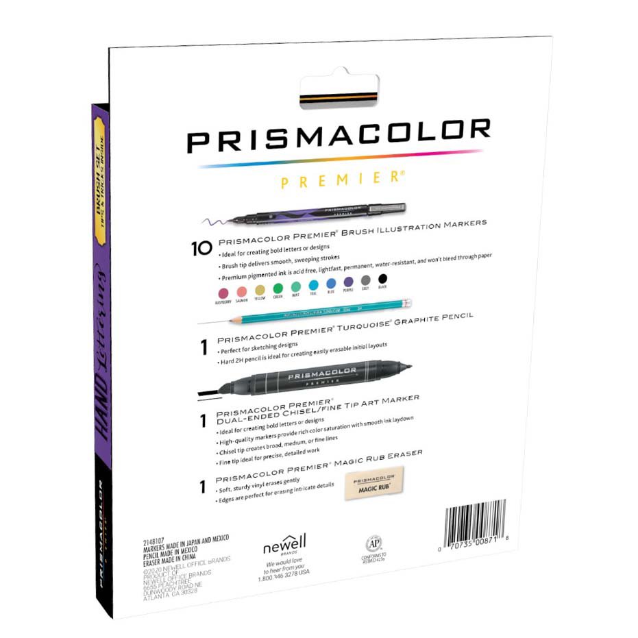 Prismacolor Hand Lettering Brush Set