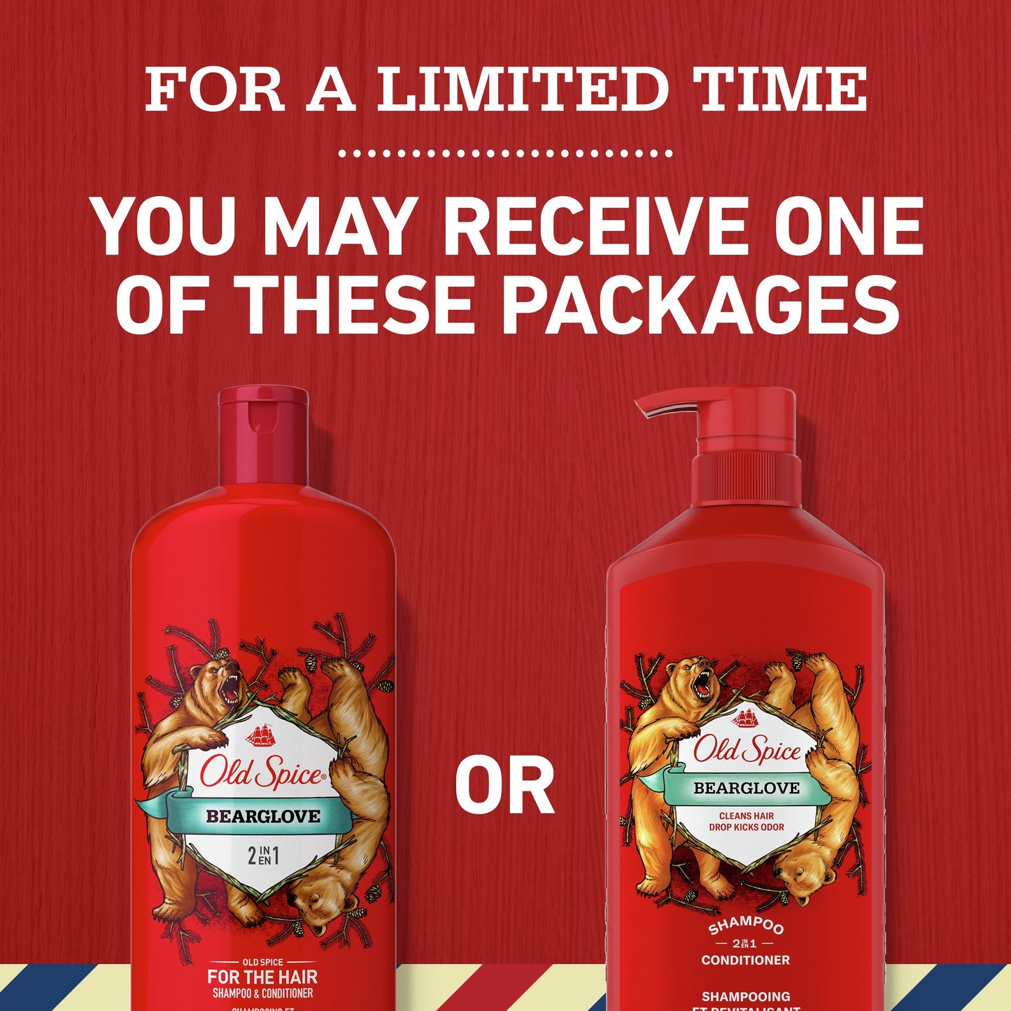 Old Spice 2 in 1 Shampoo and Conditioner - Bearglove