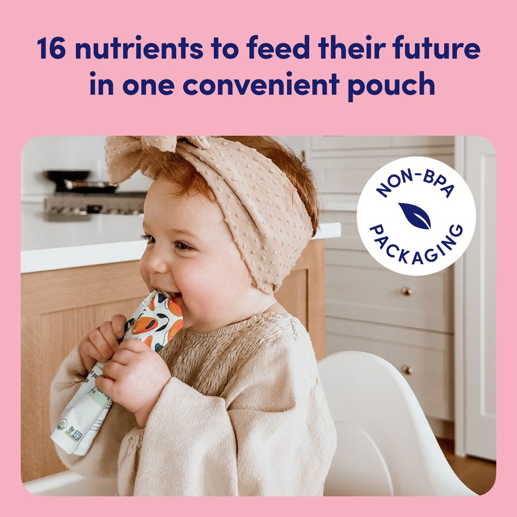 Cerebelly Organic Baby Puree Pouch - Spinach Apple Sweet Potato