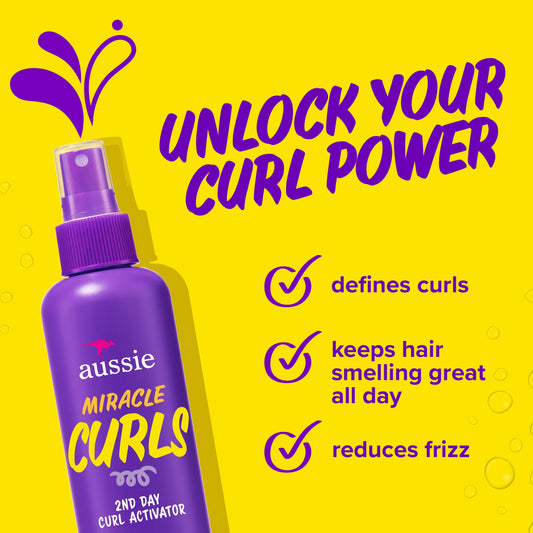 Aussie Miracle Curls 2nd Day Curl Activator